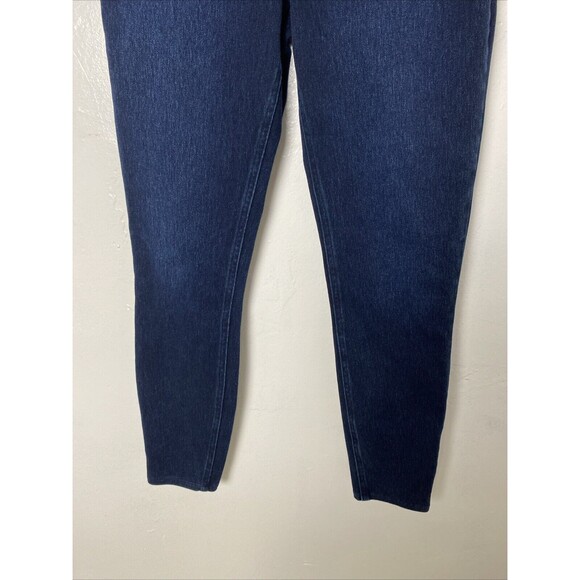 Spanx Pull On Skinny Jeans Size M Jeggins Indigo Blue Slimming Skinny - Picture 4 of 12